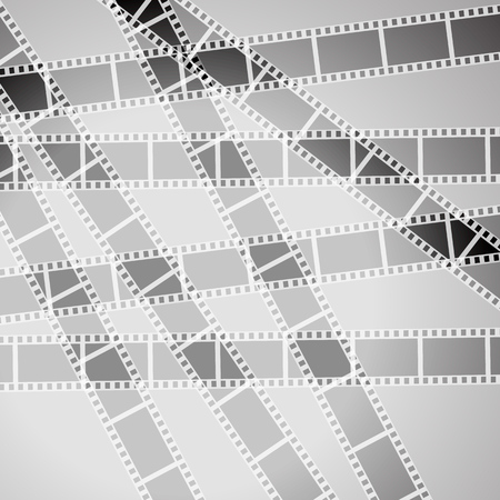 Vector Abstract movie background 3d designのイラスト素材