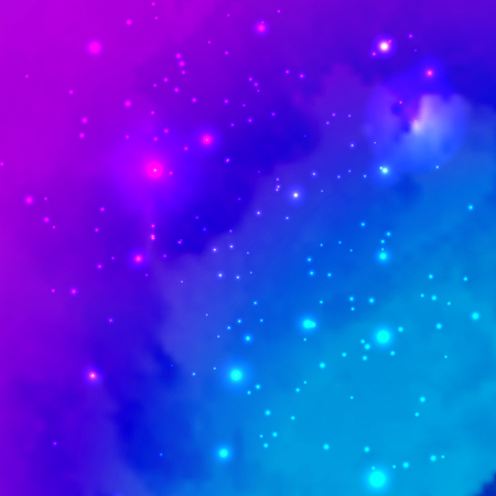 Vector illustration of the concept of space, abstract background.のイラスト素材