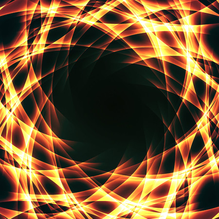 Vector vortex magical energy, abstract lines.のイラスト素材