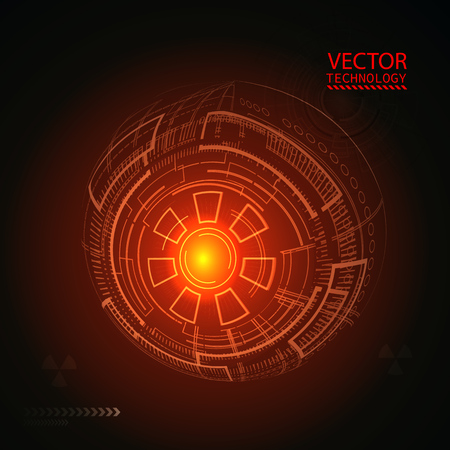 Bright background Concept technology. Vectorのイラスト素材