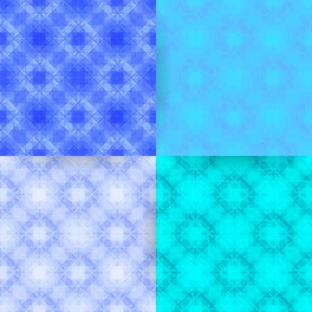 Vector seamless geometric patterns.のイラスト素材