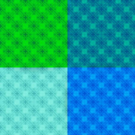 Vector seamless geometric patterns.のイラスト素材