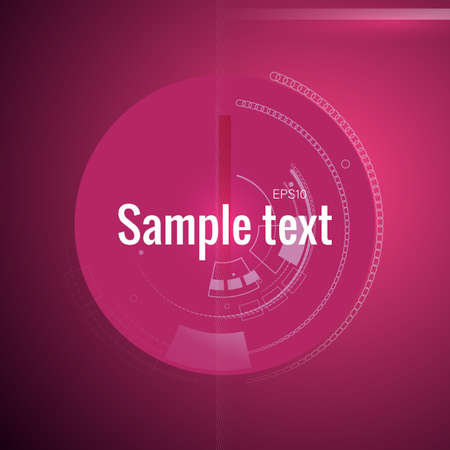 Bright background Concept technology. Vector.のイラスト素材