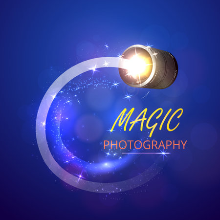 Camera photo lens, vector illustrationのイラスト素材