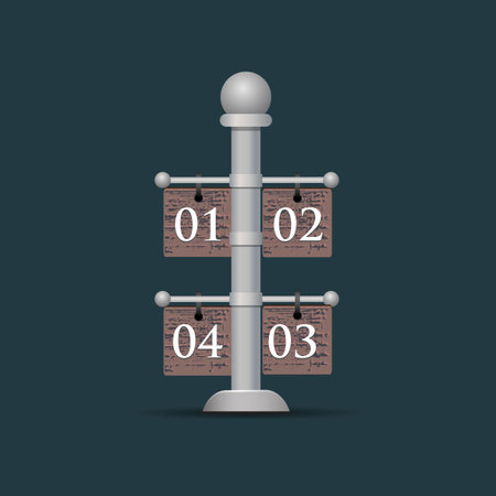 Timeline and options infographic. abstract vectorのイラスト素材