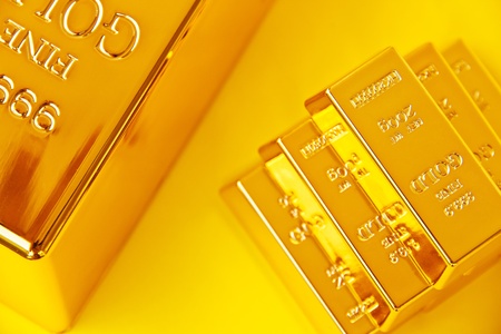 gold bars の写真素材