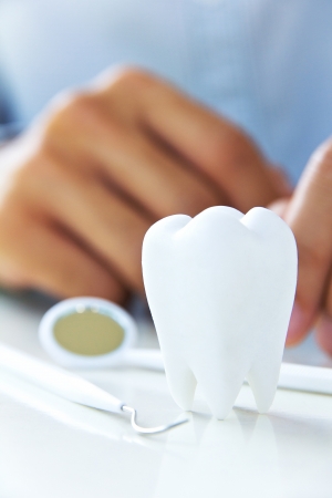 close up of molar,dental conceptの写真素材