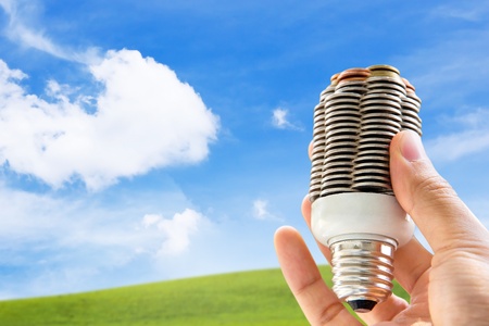 coin light bulb concept 