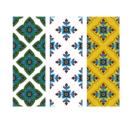 Asian tradition art pattern in vector のイラスト素材