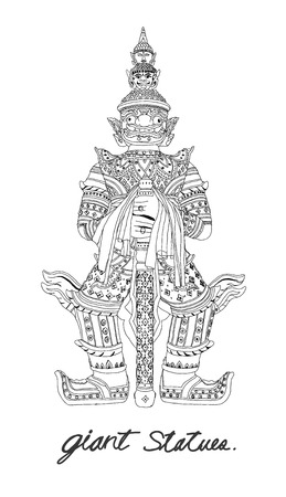 Giant Statues のイラスト素材