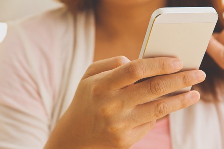 Woman Using a Smart Phone