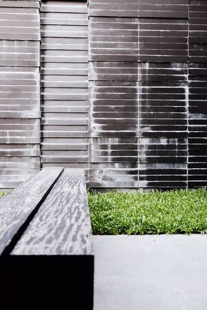 Outside of a modern house background