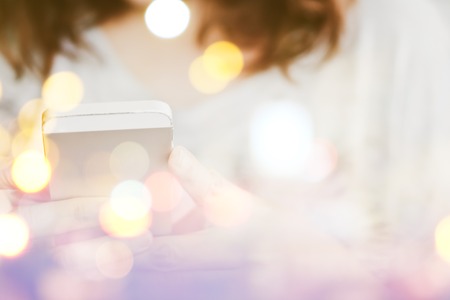 Close up of young woman using a smartphone,Social Media Lifeの写真素材