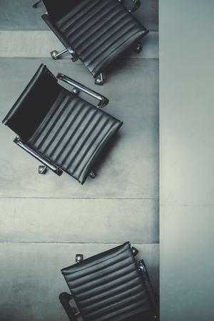 image of Meeting Table From Top View In Modern Officeの写真素材