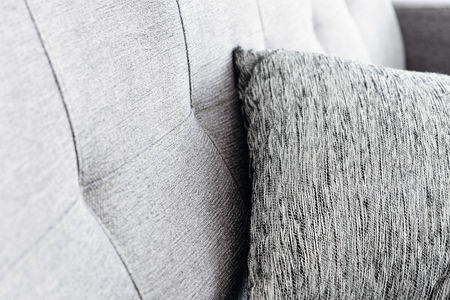 Cushion on sofaの写真素材