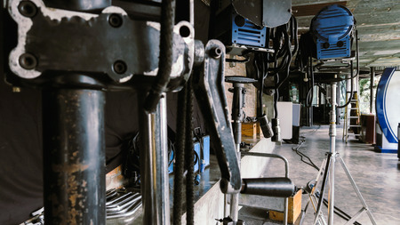 Light on Set, Professional Lighting equipmentの写真素材