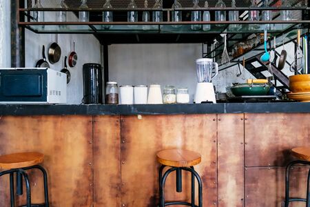 Detail image of Loft kitchen designの写真素材