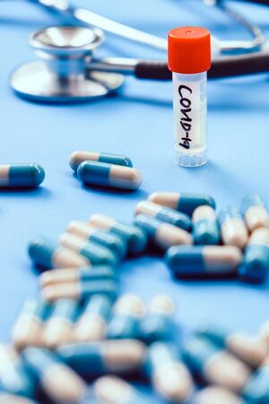 Concept image of Covid-19 coronavirus vaccineの写真素材