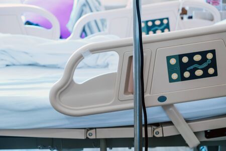 Image of Elderly patients in hospital bedの写真素材