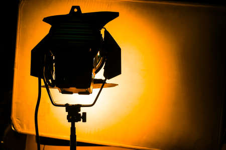 image of studio lighting setup backgroundの写真素材