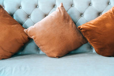 detail image of cushion on sofa, modern living roomの素材 [FY310163546603]