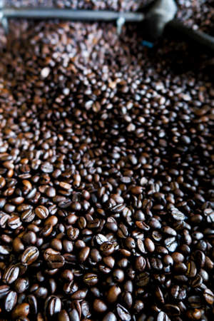 Image of Roasting process of coffeeの写真素材