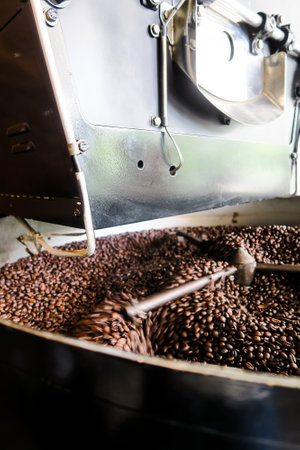 Image of Roasting process of coffeeの写真素材