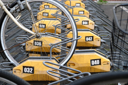 image of Paid bicycle parkingの写真素材