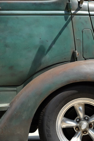 close up Image of Vintage Pick-up Truckの写真素材