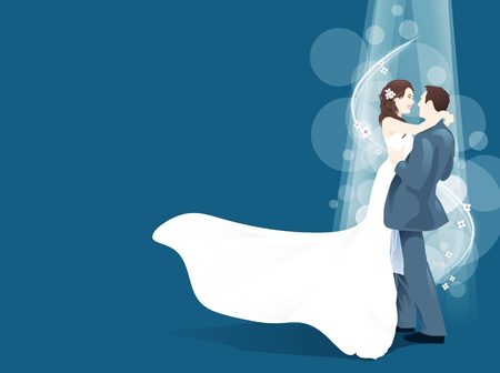 wedding couples love vectorのイラスト素材