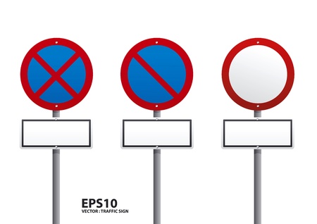 red traffic sign vectorのイラスト素材