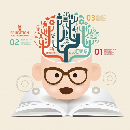 book diagram creative paper cut style  template  / can be used for infographics / horizontal cutout lines / graphic or website layout vectorのイラスト素材