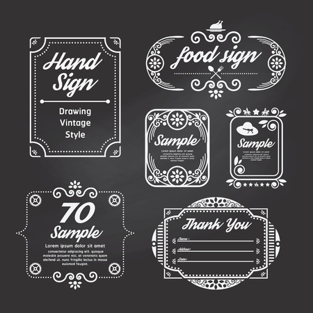Label Vintage Design Labels infographic template   can be used for infographics   numbered banners   graphic or website layout vectorのイラスト素材