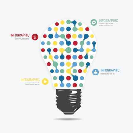 Modern Design light dot Minimal styleのイラスト素材