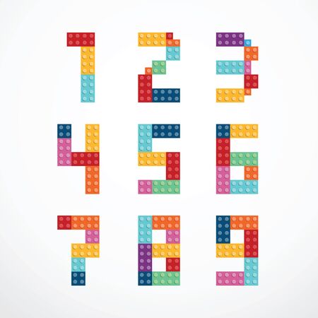 Alphabet blocks style set.のイラスト素材