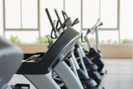 fitness machine in room