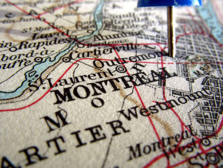 The way we looked at Montreal in 1949.の写真素材