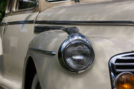 Fashionable car with style to be driven for a ride in the country sideの写真素材