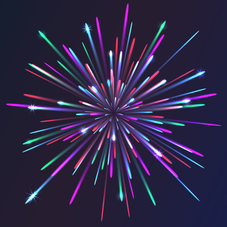 Vector fireworksのイラスト素材