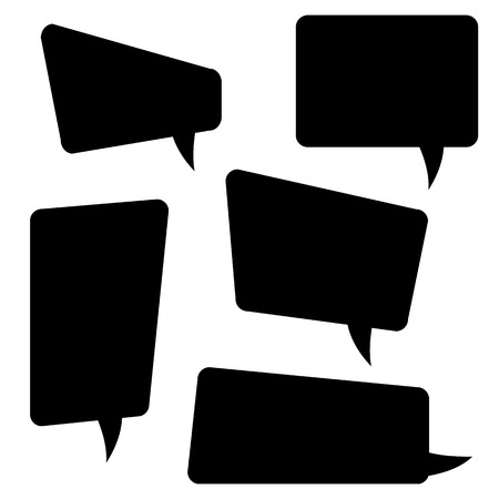 Speech bubbles setのイラスト素材