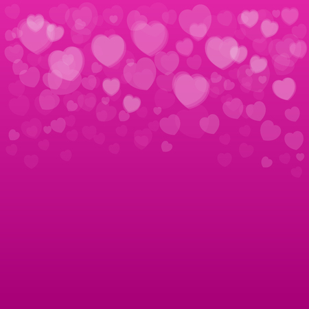 Vector background with hearts. Valentines Day Cardのイラスト素材