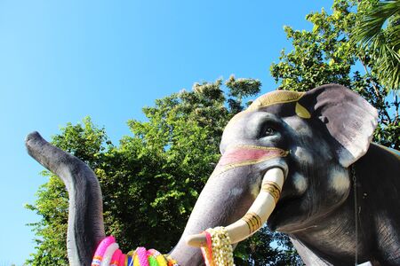 Elephant Statue in Thailand.の写真素材