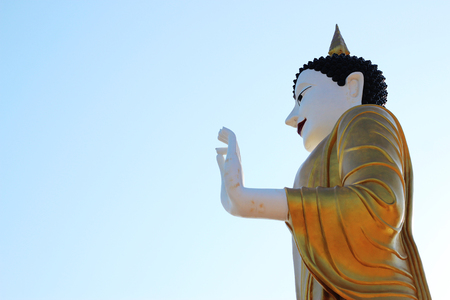 Buddha statue in Thailand backgroundの写真素材