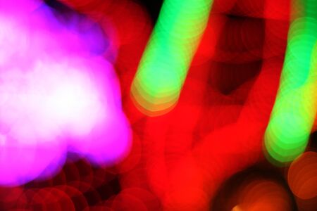 LED blur lights in black backround