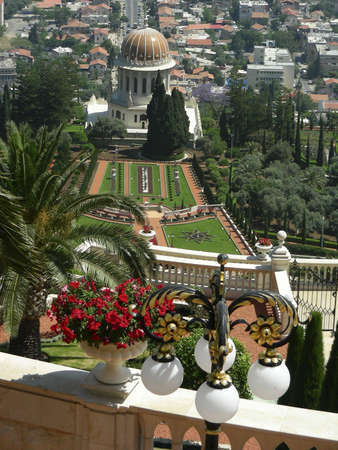    Baha'i Gardens, Haifa, Israelの写真素材