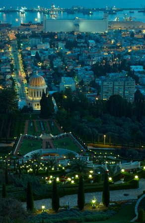 The Haifa city, Mediterranean Sea, Middle East, Israelの写真素材