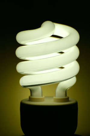 lighting twisted fluorescent bulb