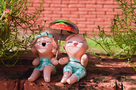 Clay dollの写真素材