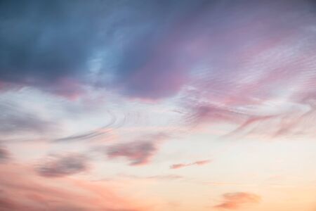 Colorful Cloud at Twilightの写真素材