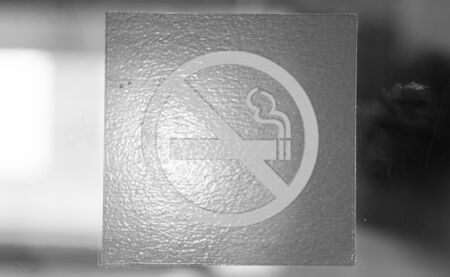 no smoking sign in public areaの写真素材